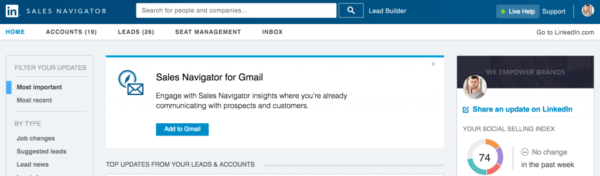LinkedIn Sales Navigator