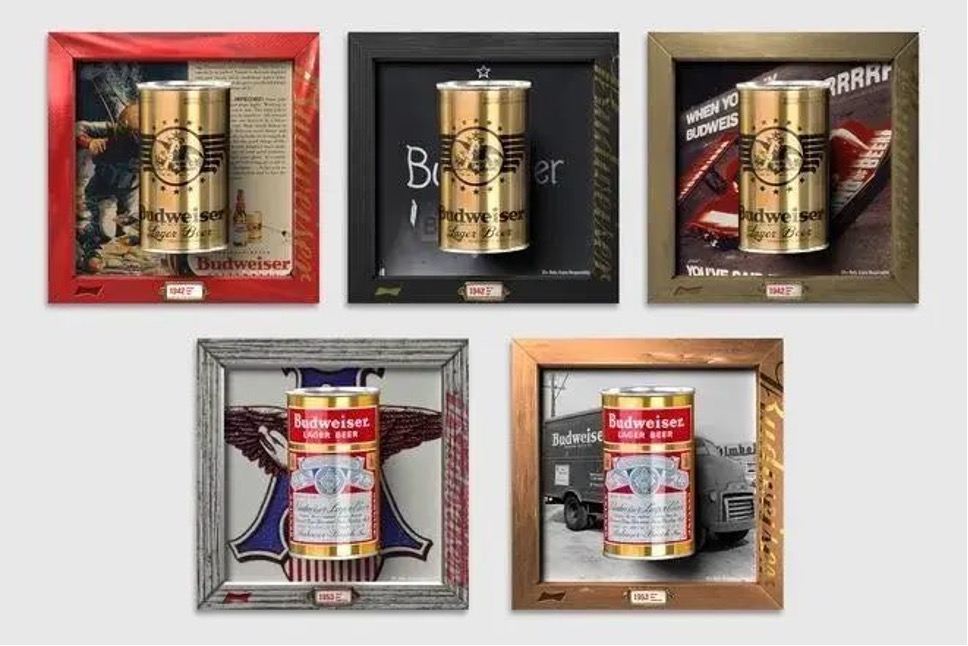 百威啤酒推出了“百威罐装：纪念版”（Budverse Cans：Heritage Edition）NFT系列（来自网络）