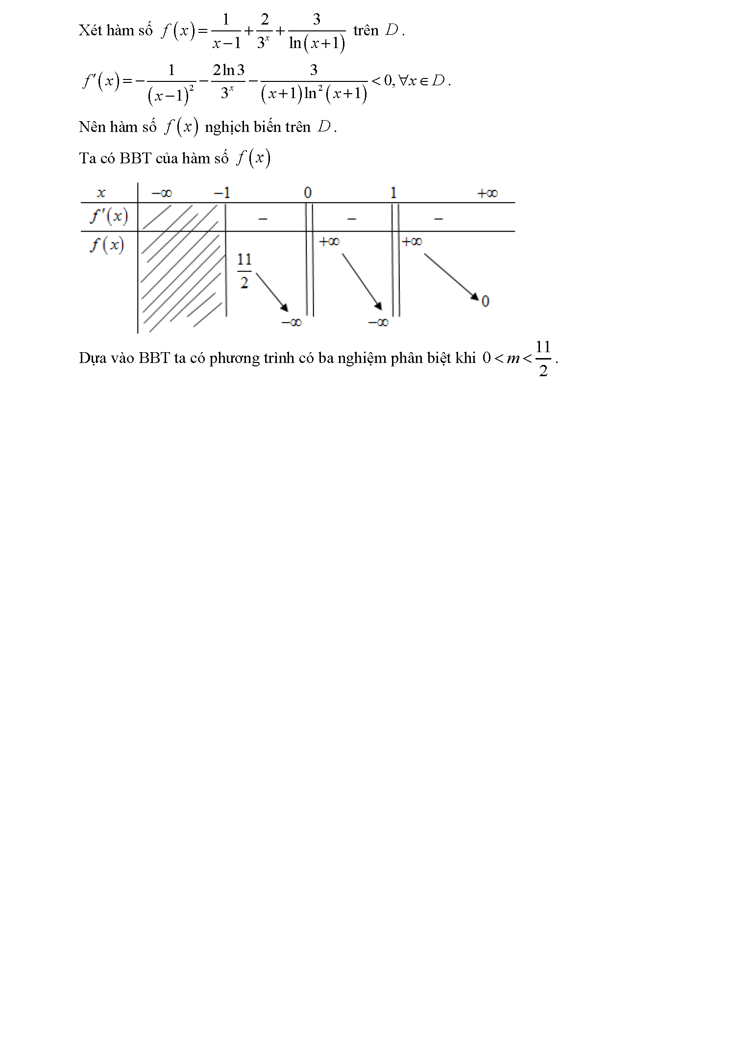 Tài liệu về bất phương trình mũ, logarit 11